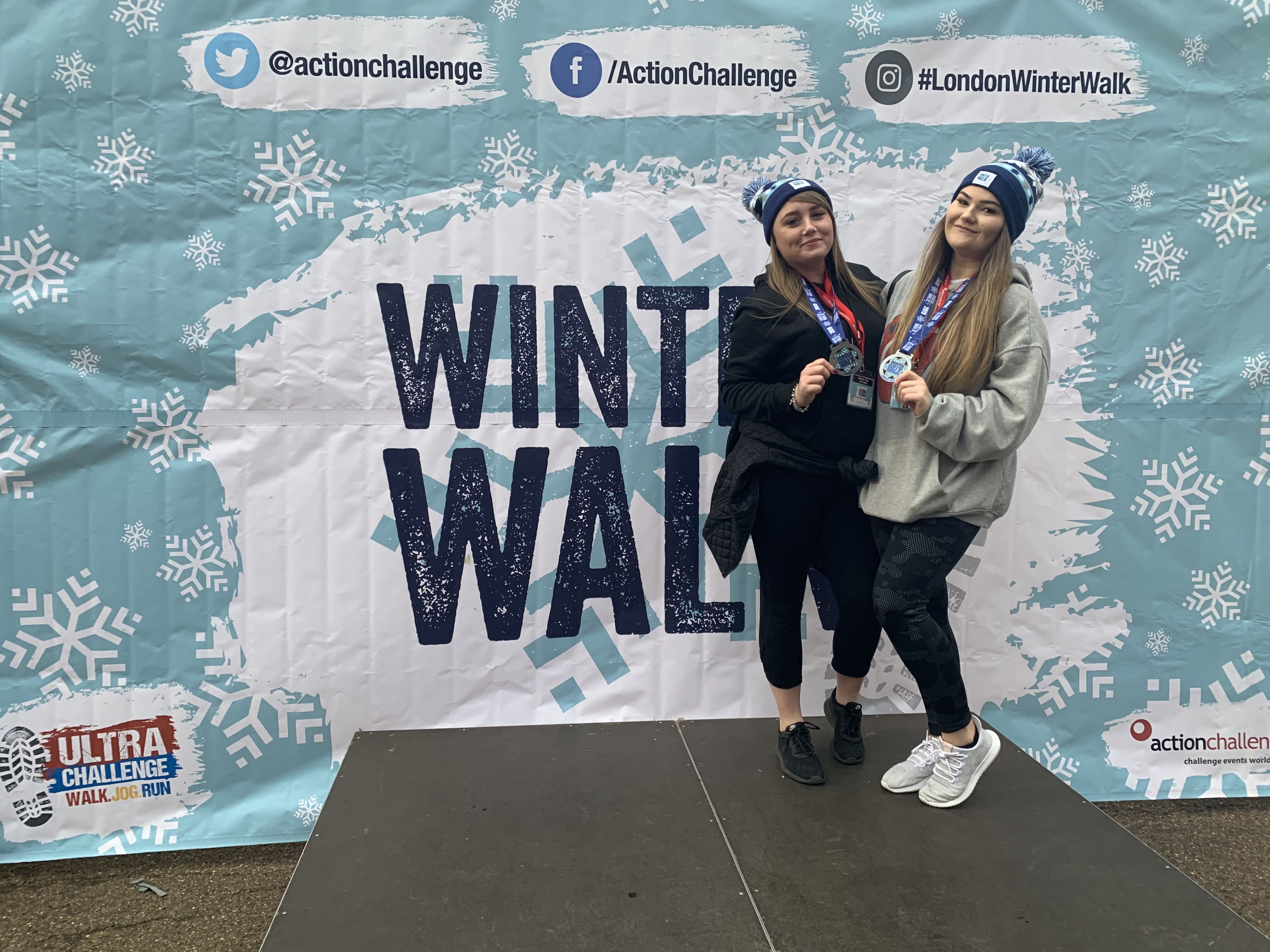 Cheers for Imperial staff completing 20K walk for charity!