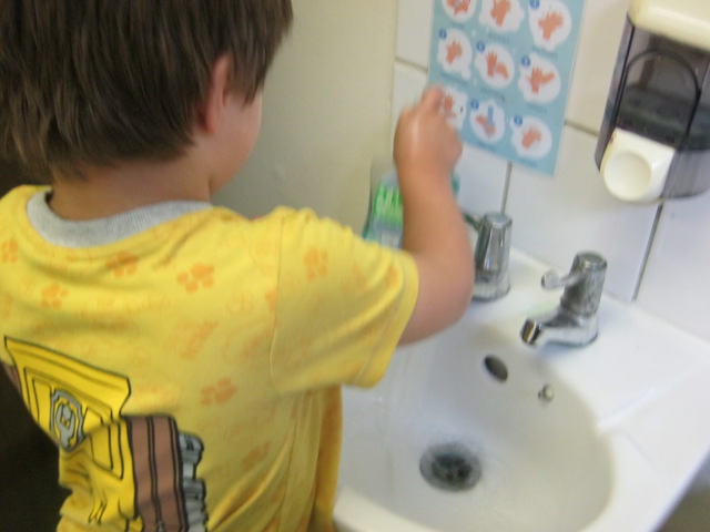 Hand washing, St Marys